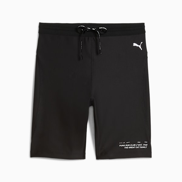 RUN CLUB Graphic 7" Short Tights Women, PUMA Black, extralarge-GBR